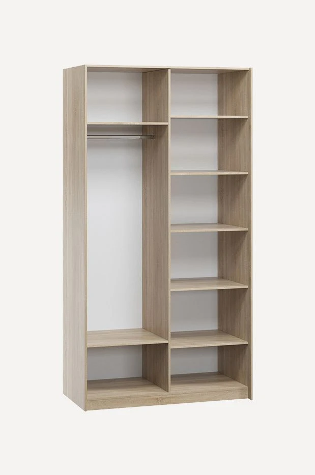 Wooden Wardrobe for Clothing and Documents