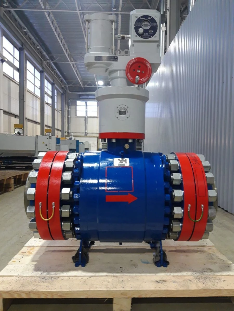 Краны шаровые запорно-регулирующие КШЗР(КШР)-350-1,6-ΔP1,6-Kvy4325-С-У1