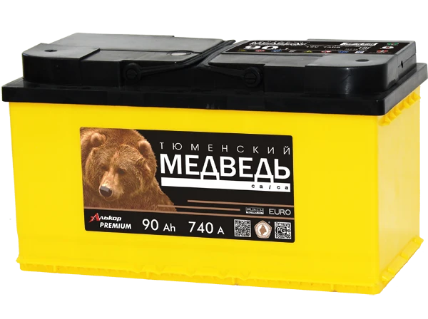 Lead Acid Battery for Starting Internal Combustion Engines 12V Tyumen Bear