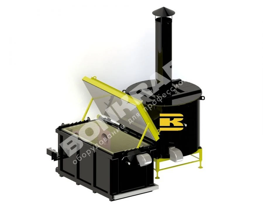 High-Technology Incinerator for Waste Disposal IU-1500