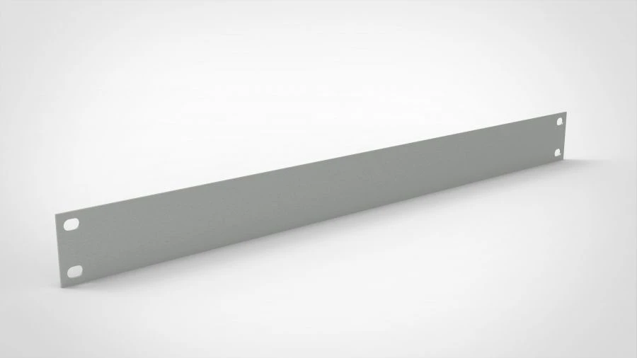 Horizontal Blank Plug for Telecom Racks