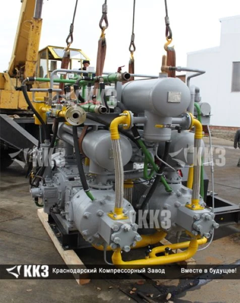 Opposed Piston Gas Compressor for Technical Applications 2ГМ4-12/65