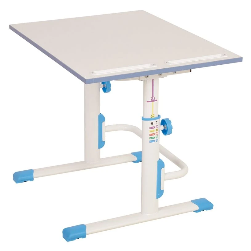 Polini Kids Simple M1 Transforming Desk 75x55 cm, White-Blue, Art. 0001555.17