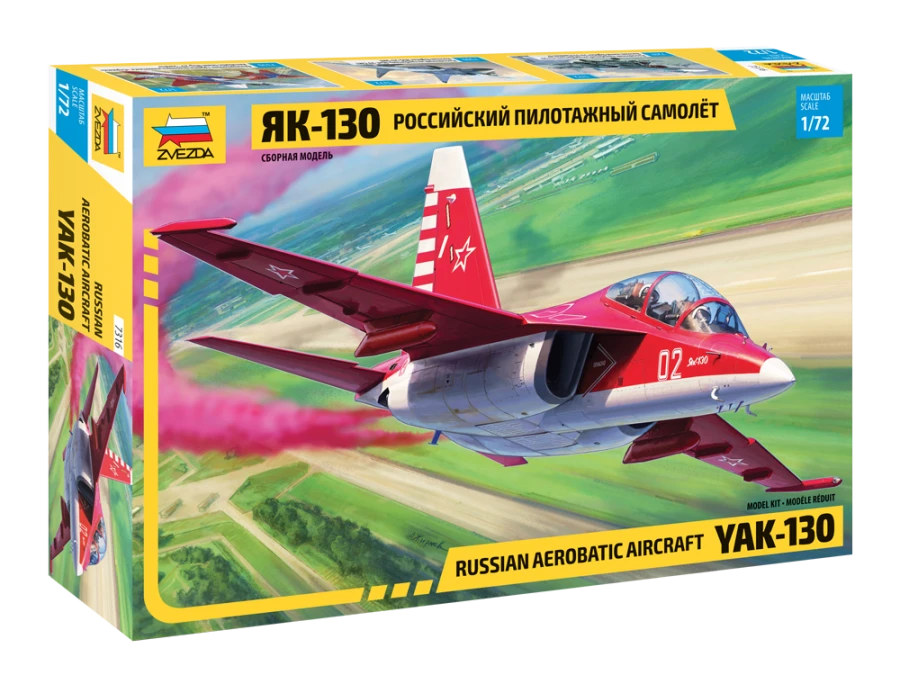 Russian Yak-130 Aerobatic Aircraft Model Kit