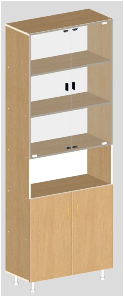 Glass Display Cabinet Model U.01.02.3