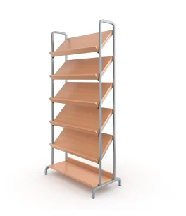 One-Sided Library Shelf, Model B22