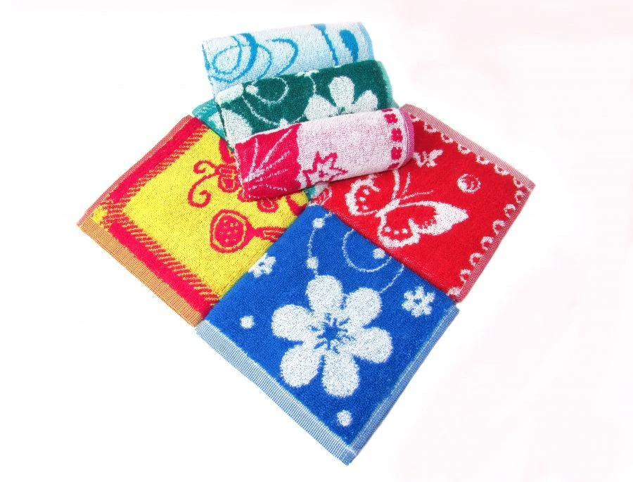 Colorful Cotton Terry Towels for Kitchen Use