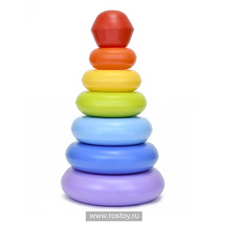 Gulliver Pyramid Toy with 6 Rings