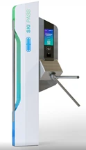 Slide Electromechanical Turnstile for Ski Resorts and Sports Complexes