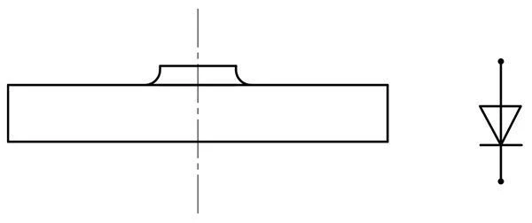Microwave Switching Diode 2A543A-5, A-6, B-6