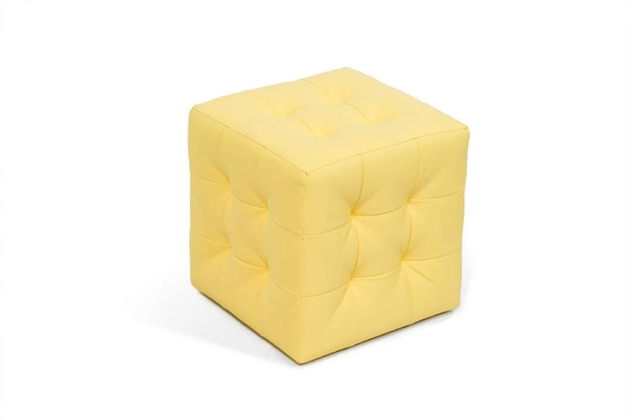 Soft Poufs Series "R-9" with Decorative Ties