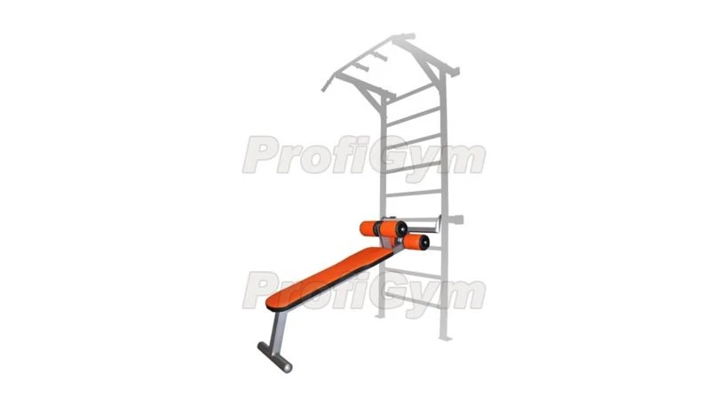 Wall-Mounted Ab Bench for Swedish Wall - SK-0400-G