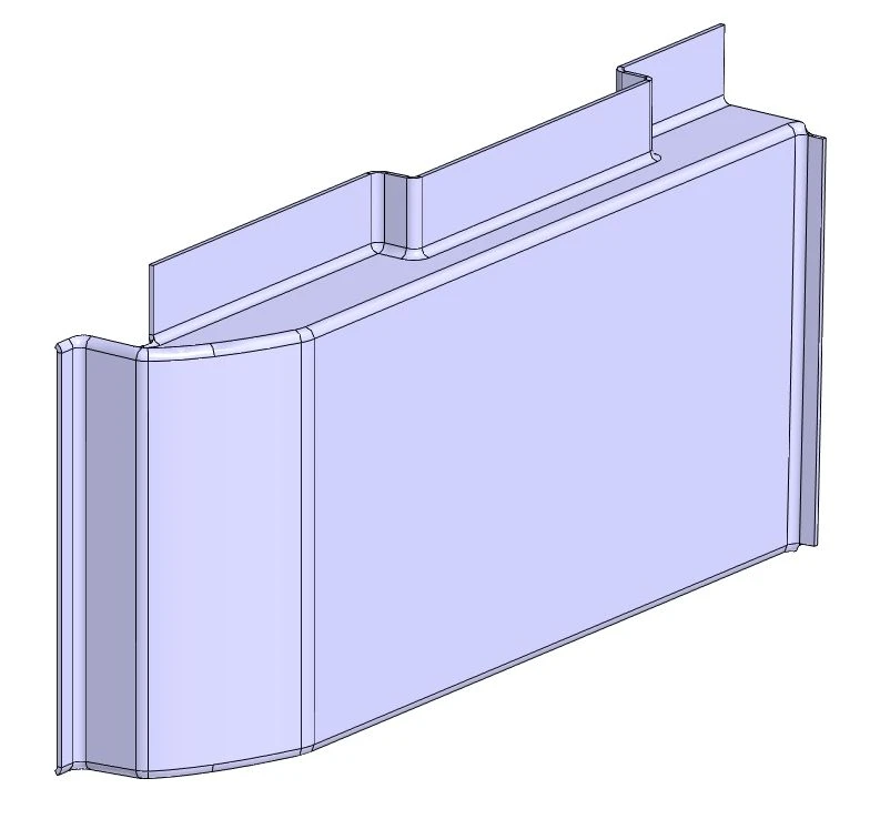 Right Lower Rear Wagon Cover Made of Polyester Fiberglass 6292-401-6001023