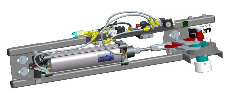 Pneumatic Door Actuator for Vehicles 40N1R63/215T1B004