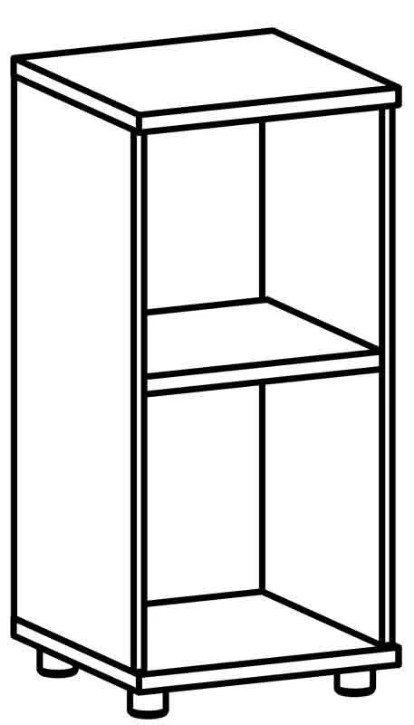 Narrow Open Shelf Cabinet 8411 Galant Series