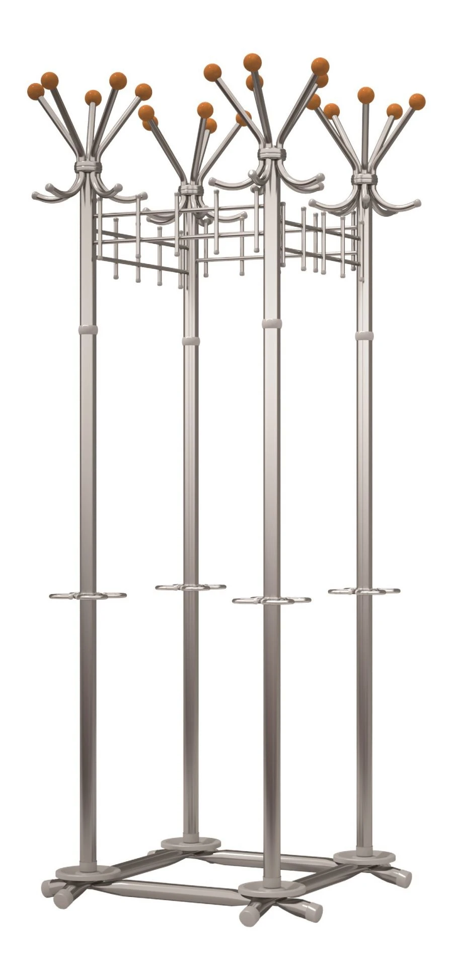 Gardix-4D Four-Section Group Hanger with 20 Hooks