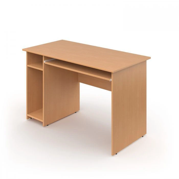 Computer Desk with Pull-Out Keyboard Shelf