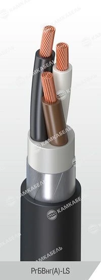 EPRon® Power Cable with Copper Conductors, 0.66/1 kV, RgBВng(A)-LS