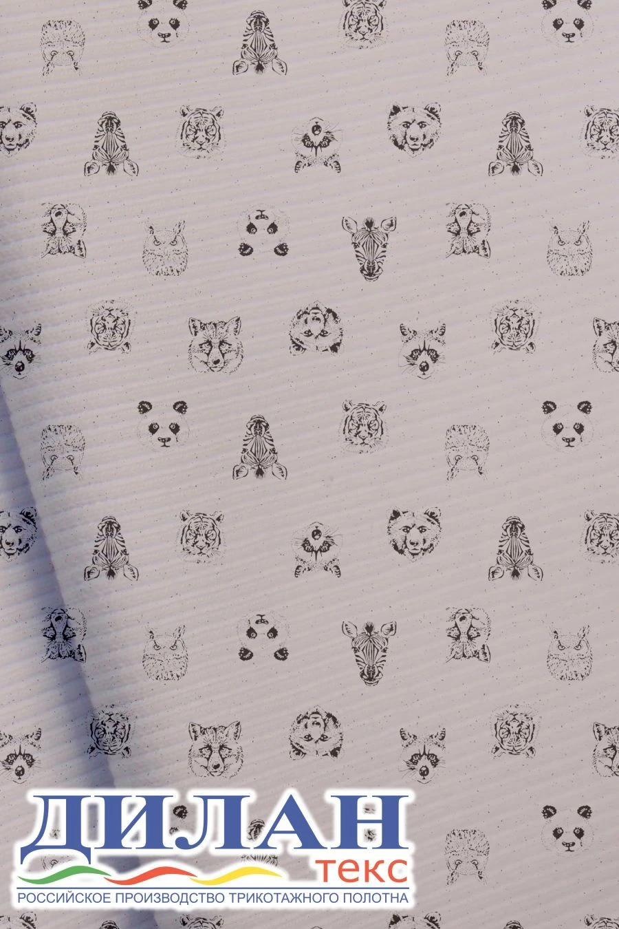 Mixed Knit Fabric (50% Cotton, 50% Polyester) - Smooth Dyed, Printed: Kashkorse