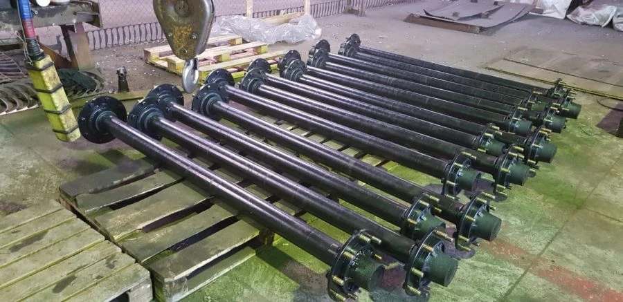 Non-Braking Tractor Trailer Axle ASM