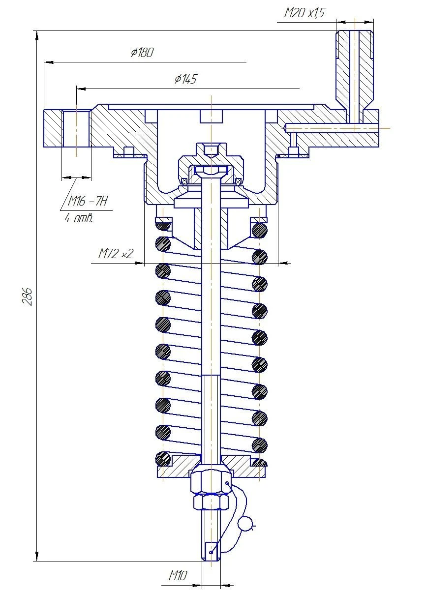 Safety Valve for LPG, Ammonia, and CO2 - GT7-171425