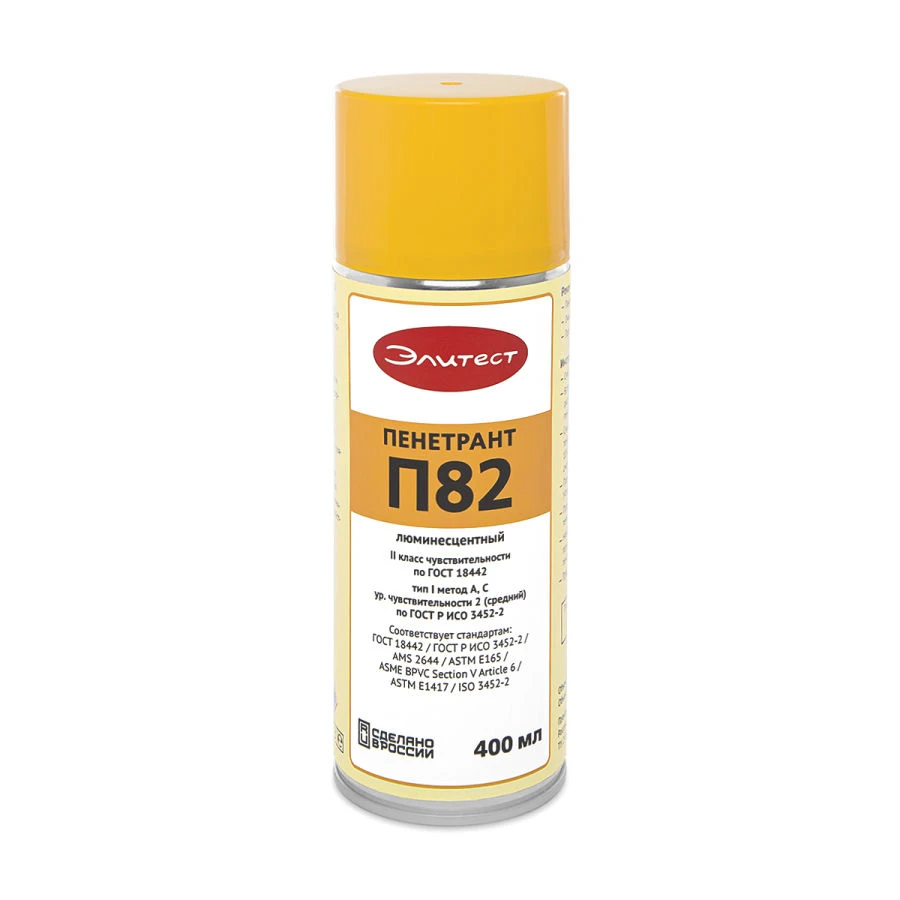 Luminescent Water-Soluble Penetrant "Elitest P82