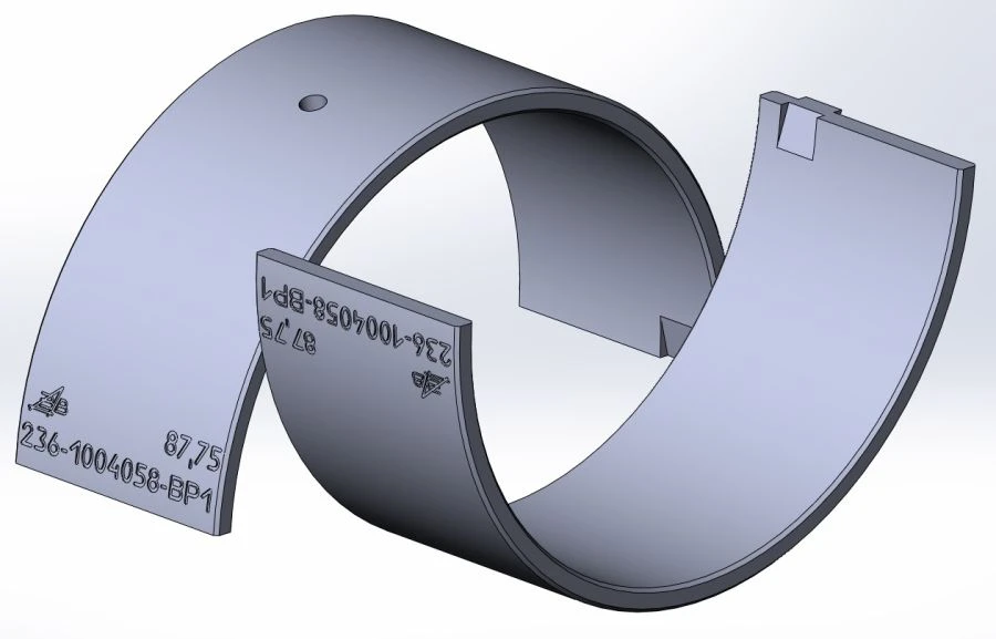 Lower Connecting Rod Head Insert DZW.236-1004058-VR1