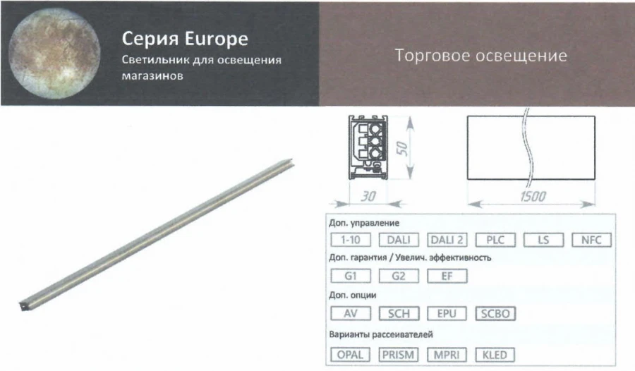 LED General Purpose Lighting Fixtures Europe Series