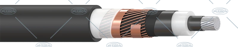 Power Cable AПвПу - Aluminum Conductor with Cross-Linked Polyethylene Insulation