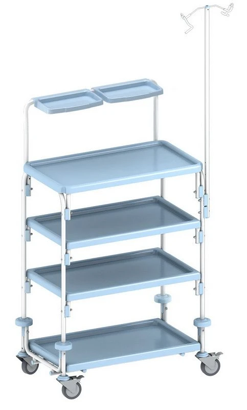 Endoscopic Trolley with Overhead Shelf for Endoscopic Equipment TЭ-4-01
