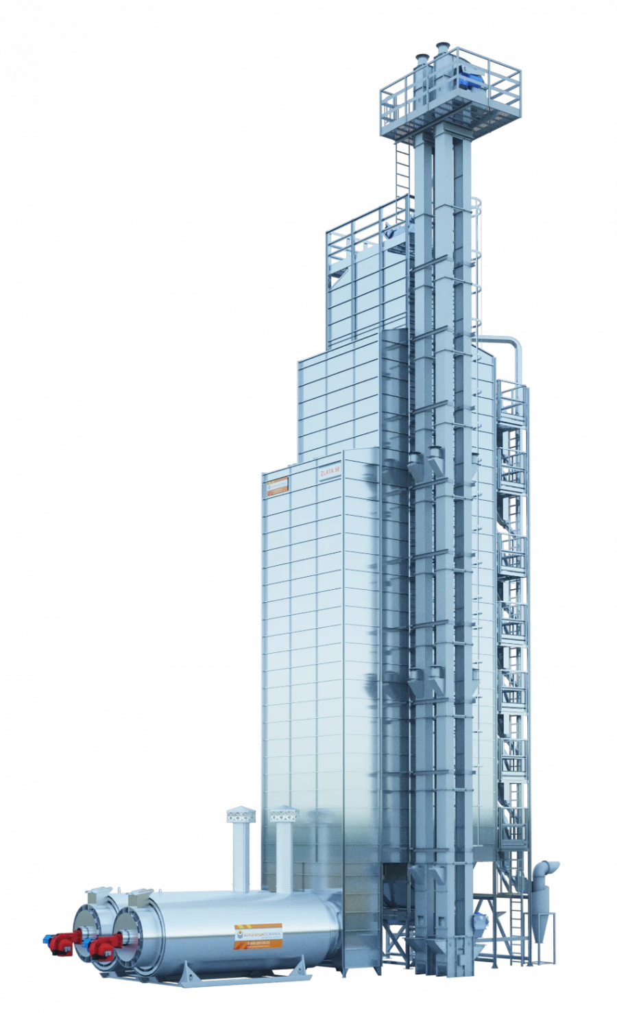 Modular Grain Dryer "Zlata" Zlata 50 (Direct Heating, Gas)