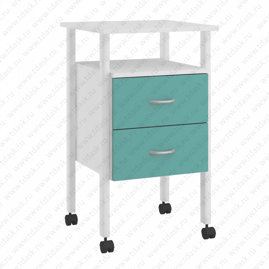 Metal Frame Cabinet with Niche and 2 Drawers TM.06.01