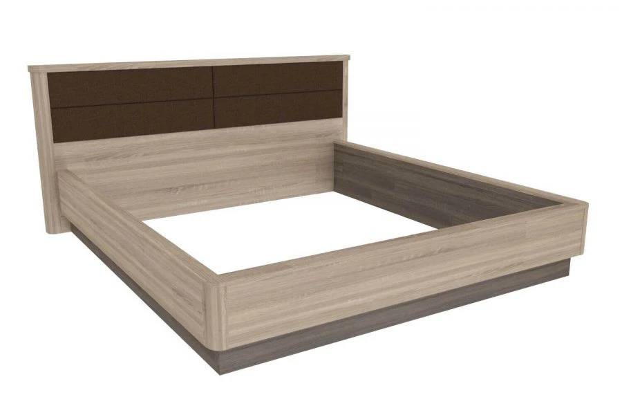 Bed Headboard Bruna LD 631280.000 1800 (Dark Sonoma/Light Sonoma)