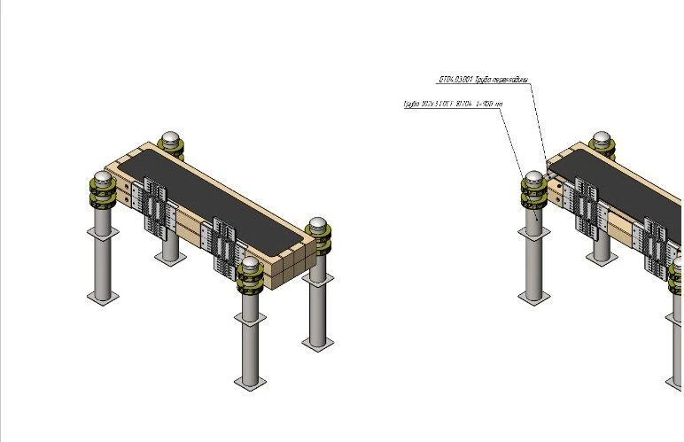 Horizontal Gymnastics Bench with Ruler AKS-75