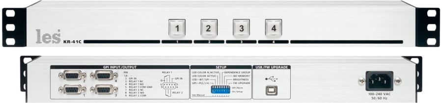 KR Series Control Panels for External Device Management