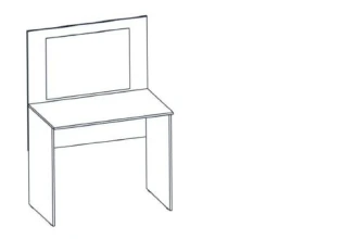 Makeup Vanity Table by Alliance-S