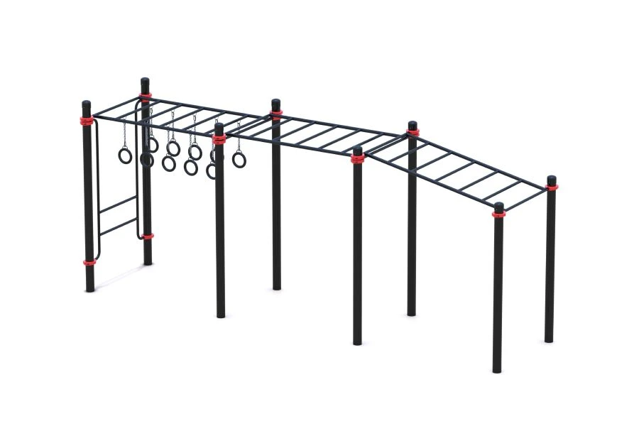 Adjustable Height Monkey Bars with Accessory Options