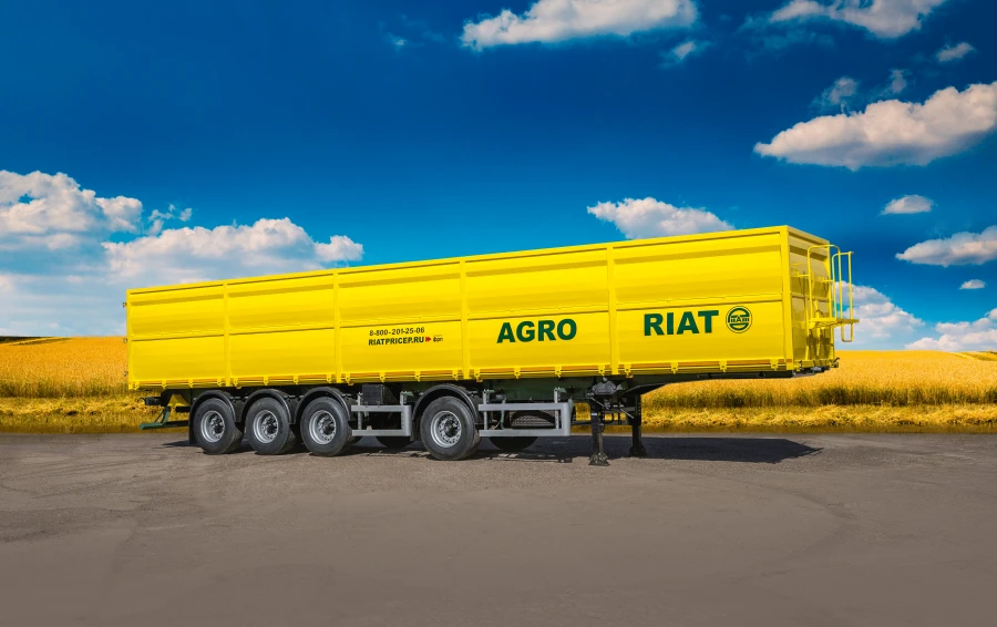 Steel Cargo Semi-Trailer 924941 for Grain Transport