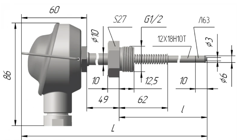 Platinum Resistance Thermometers TSP 0907