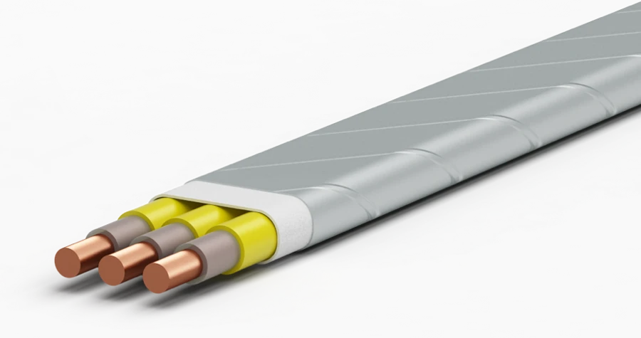 Flat Oil Submersible Cable for Electric Pumps - KPvPpBkP-130
