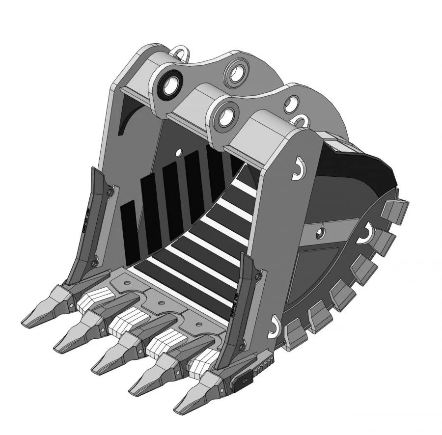 Heavy-Duty Rock Bucket 4m3 RDX-83.20-M1