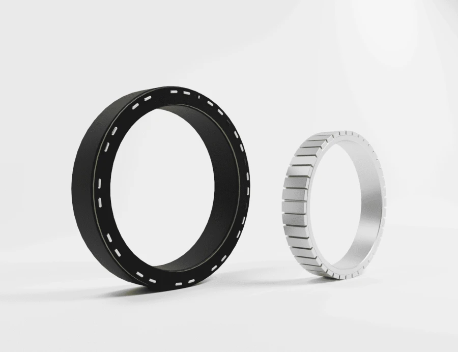 High-Performance Brushless Synchronous Motor AT Drive 115x15T