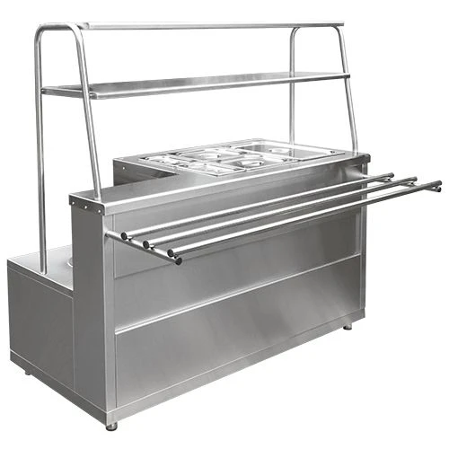 1-2 Dish Warmer with 1 Burner and 5 GN Pans Lira-Profi MEP-1-2B/LP