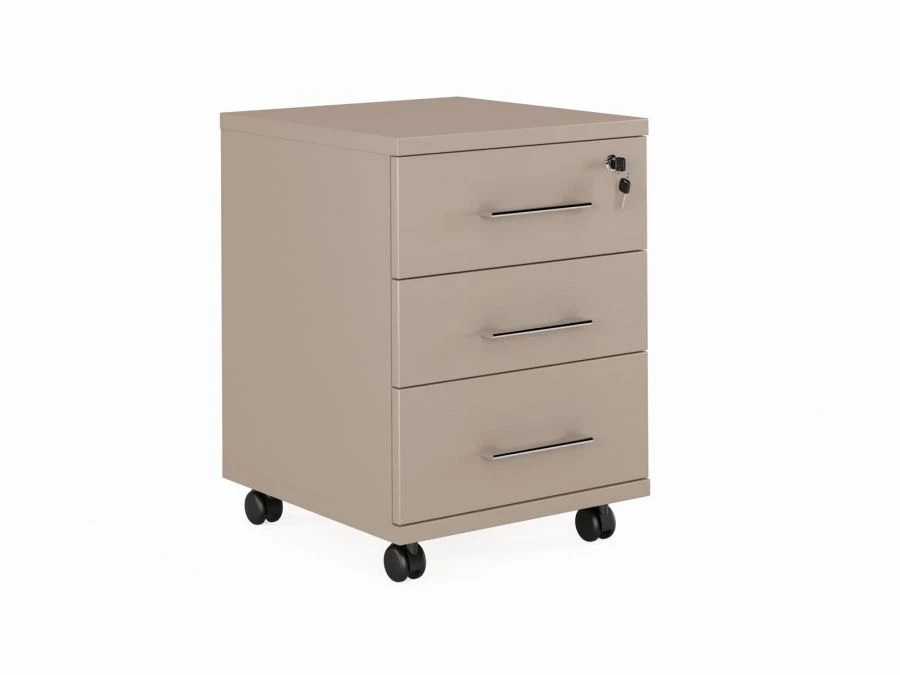 Rolling Cabinet with 3 Drawers, Model JNO302