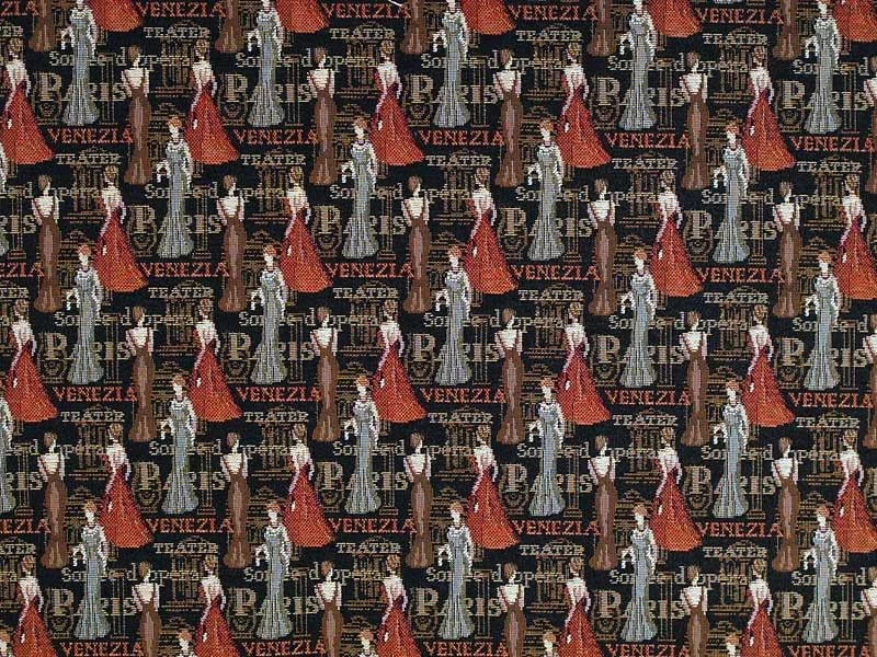 Jacquard Upholstery Fabric "Bal", Art. 300154