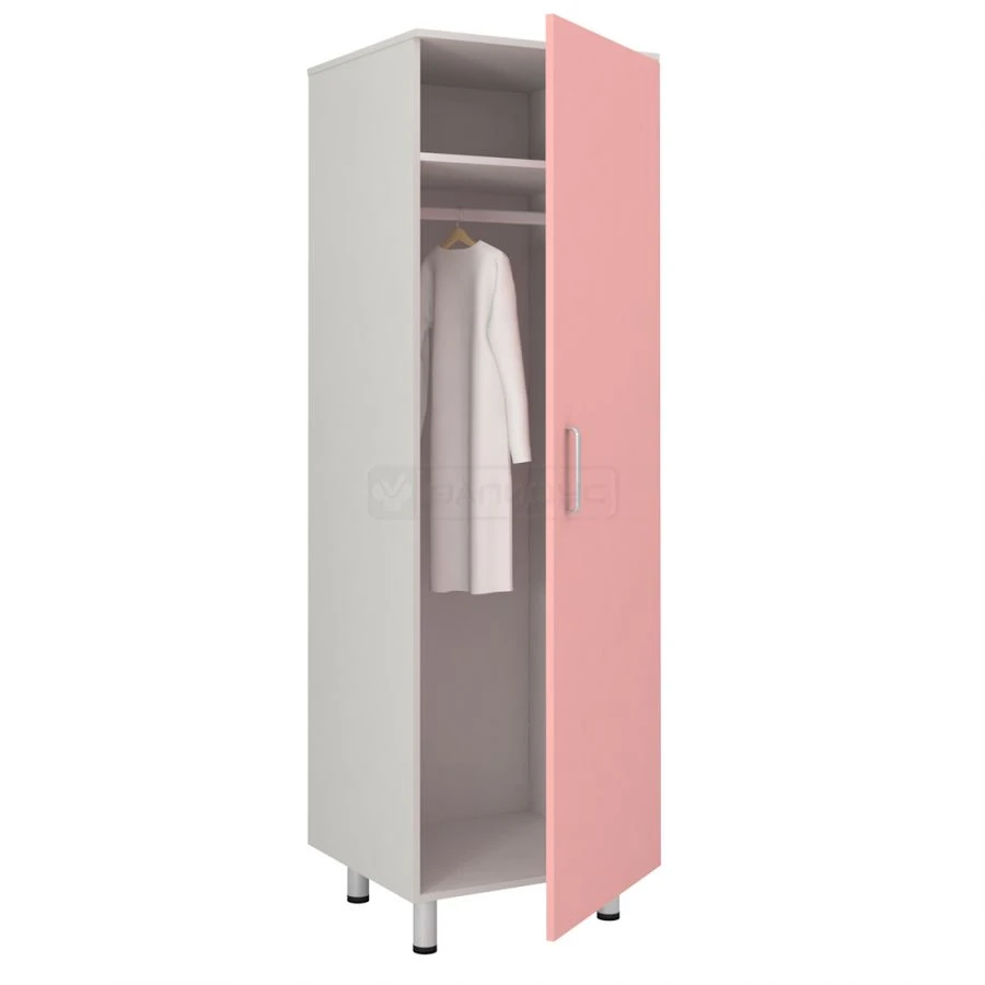 Single Door Clothing Cabinet with Shelf for Hats - SH-1ST