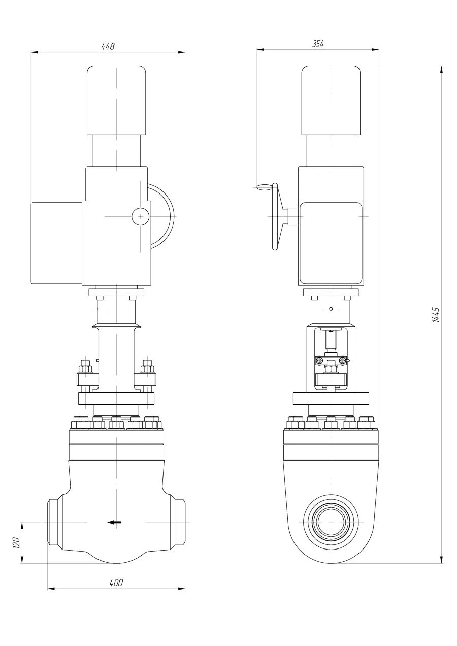 Regulating Valves S.KR Series, Type S.KRK-PK