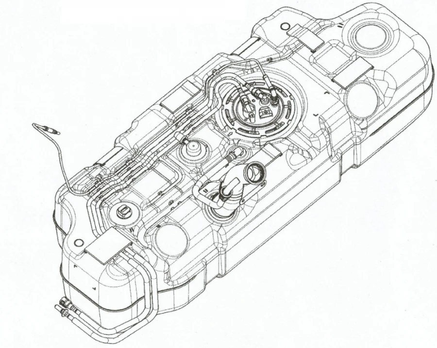Diesel Fuel Tank for Gazelle Next Bus - A31R32-1101006-10