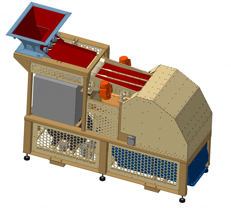 Energy Dispersive Fluorescent Separator SEF 6.084 for Metal