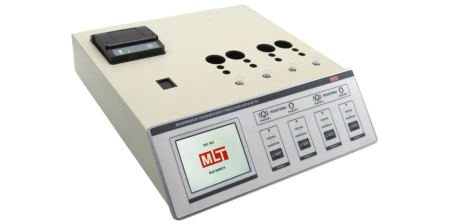 Semi-Automatic Programmable Four-Channel Coagulometer APG4-03-PX